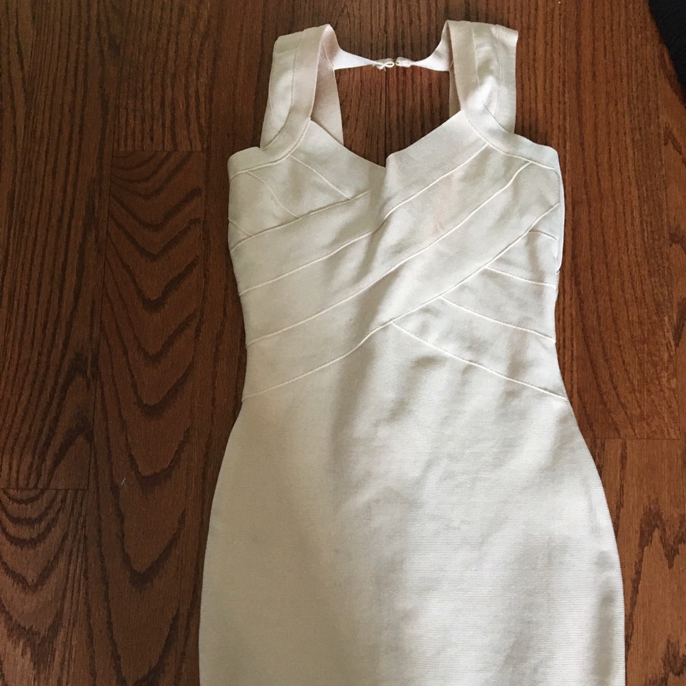 Light pink bandage dress
